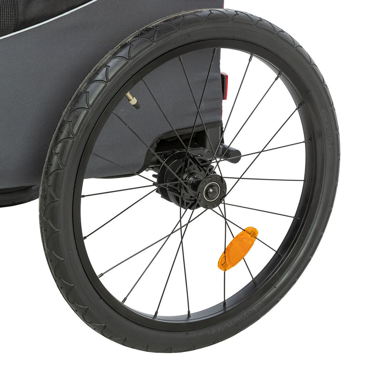 Trixie Bicycle trailer black/red 